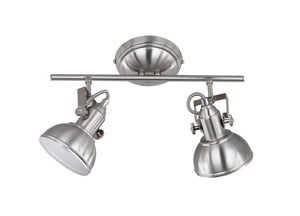 Faretto da Interno  E14 in Metallo Nickel Opaco