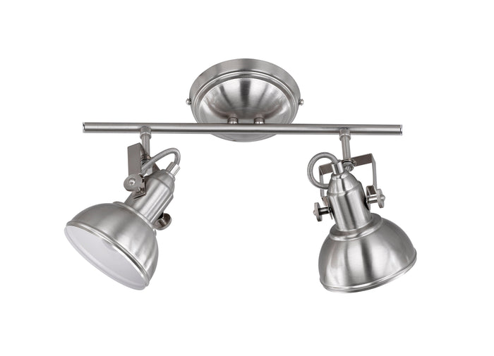 Faretto da Interno  E14 in Metallo Nickel Opaco