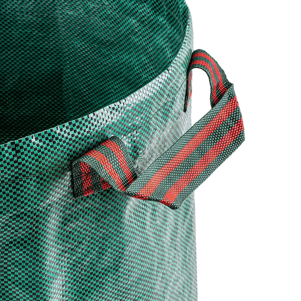 KADAX Sacchetto per foglie, rifiuti da giardino, erba, pieghevole, resistente, con maniglie, 270 L
