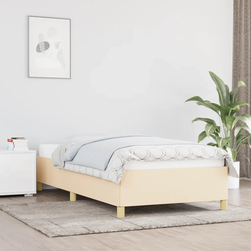 Giroletto senza Materasso Crema 80x200 cm in Tessuto 347122