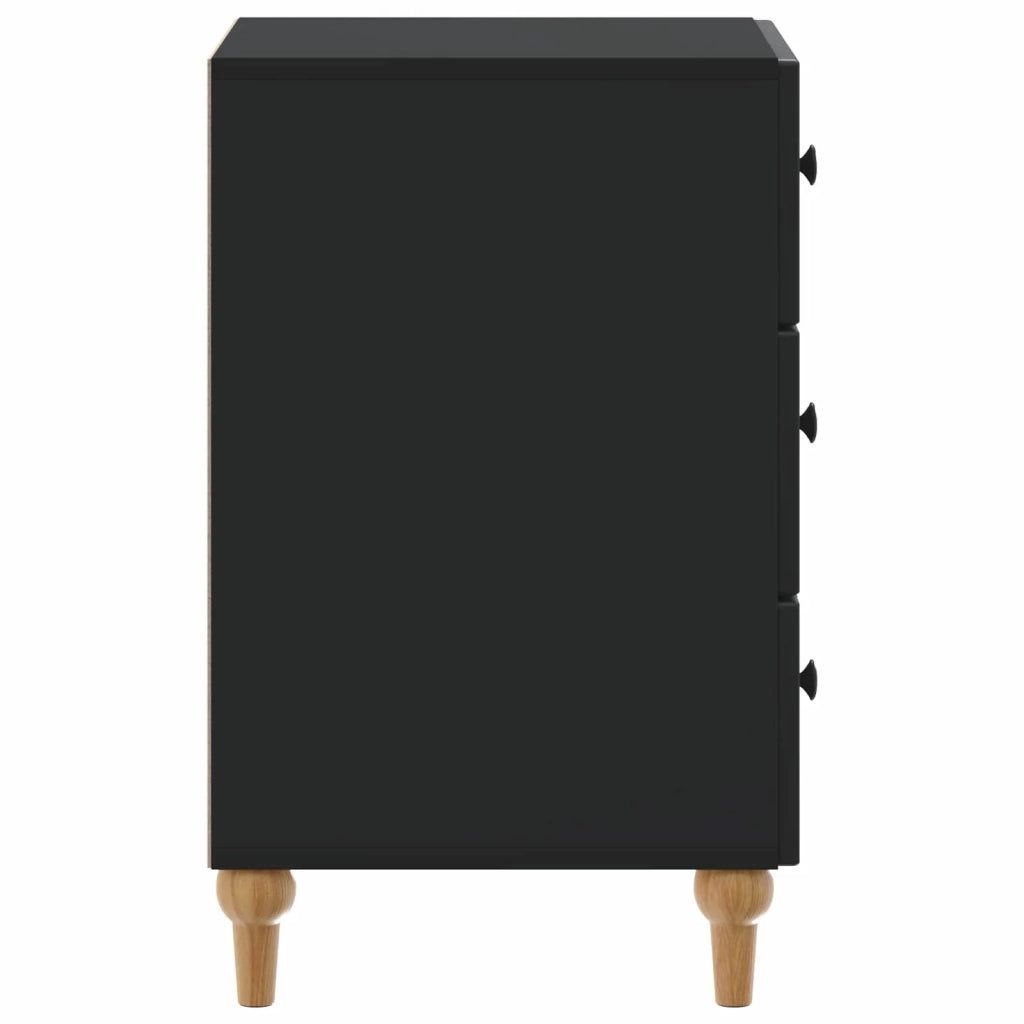 Armadio da Notte Nero 43x 41 x 66,5 cm Legno ingegnerizzato 894096