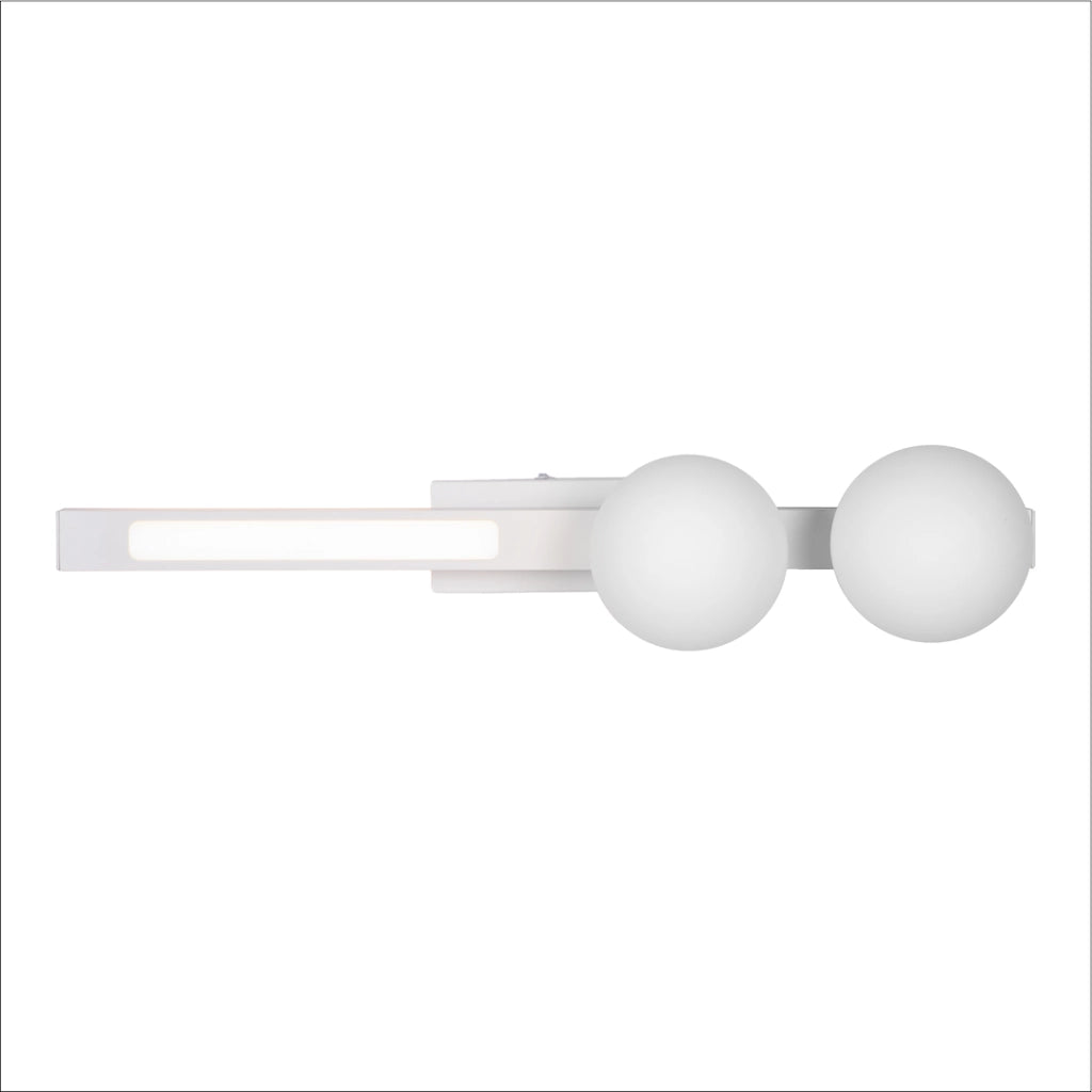 Applique Magnet bianca LED 13W CCT +2xG9 sfere Milagro