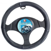 Trade Shop - Coprivolante Universale Auto In Ecopelle Copertura Sterzo Macchina Camper 38 Cm -