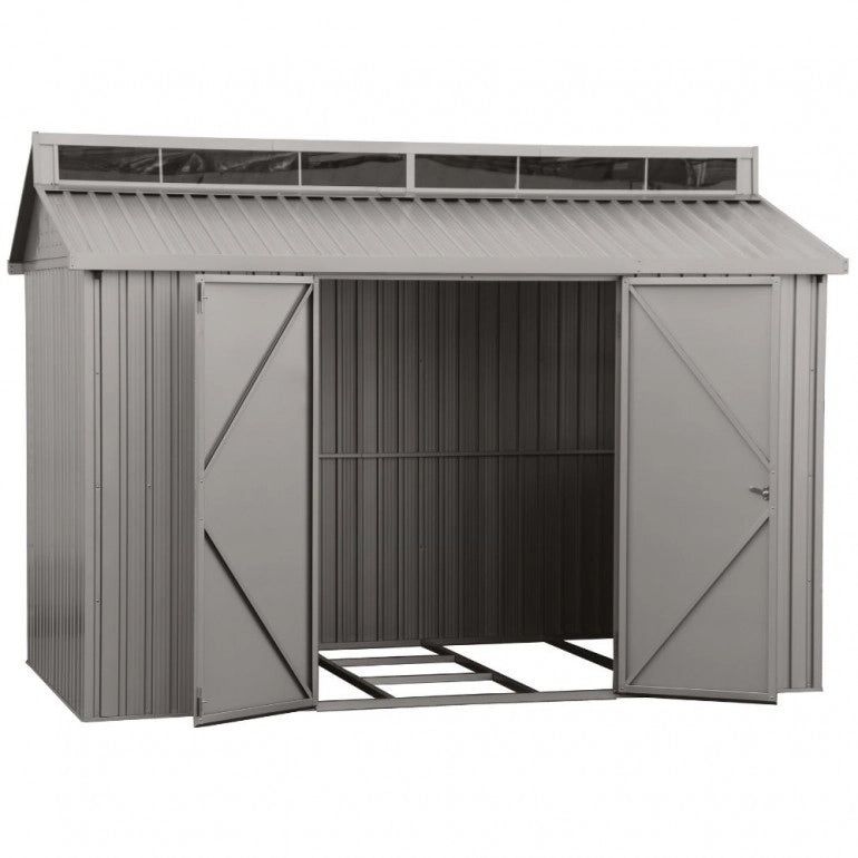 Casetta in Alluminio Alu 10'x6' Duramax 323 x 182 x 230,5 cm colore grigio