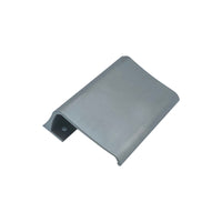 Maniglia tirante per porta  SAGUATTI 316/150E in alluminio argento satinato