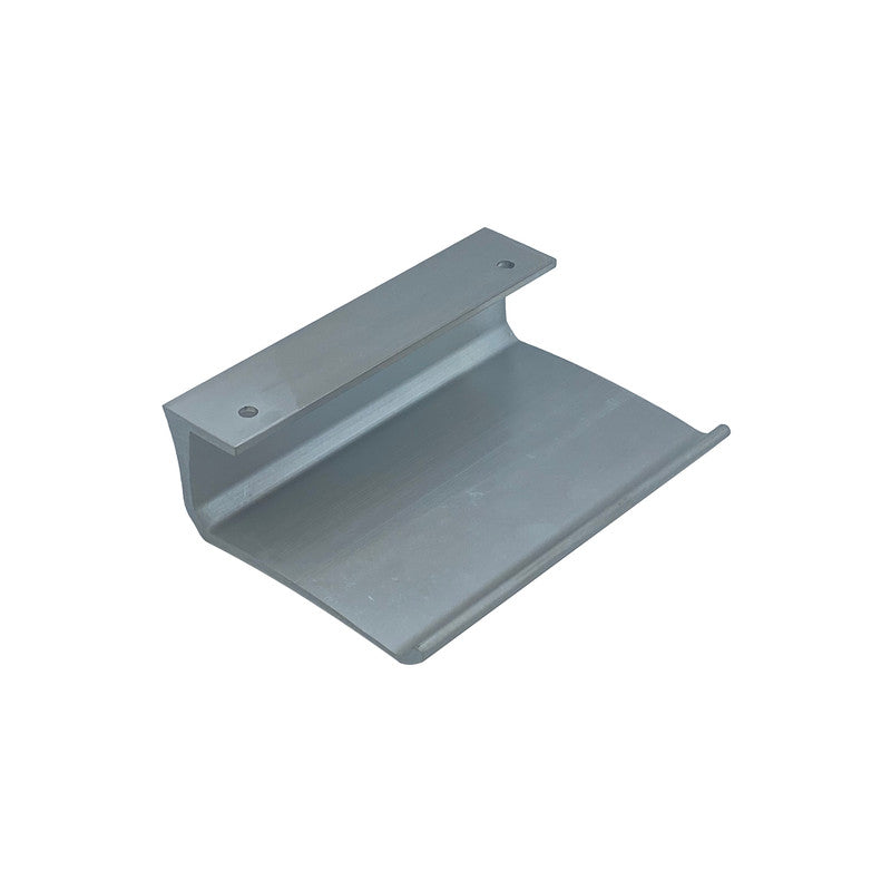 Maniglia tirante per porta  SAGUATTI 316/150E in alluminio argento satinato