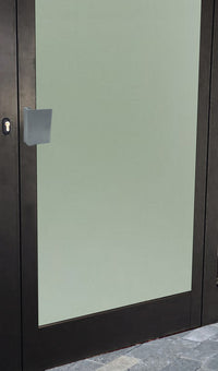 Maniglia tirante per porta  SAGUATTI 316/150E in alluminio argento satinato