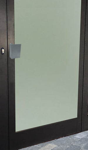 Maniglia tirante per porta  SAGUATTI 316/150E in alluminio argento satinato