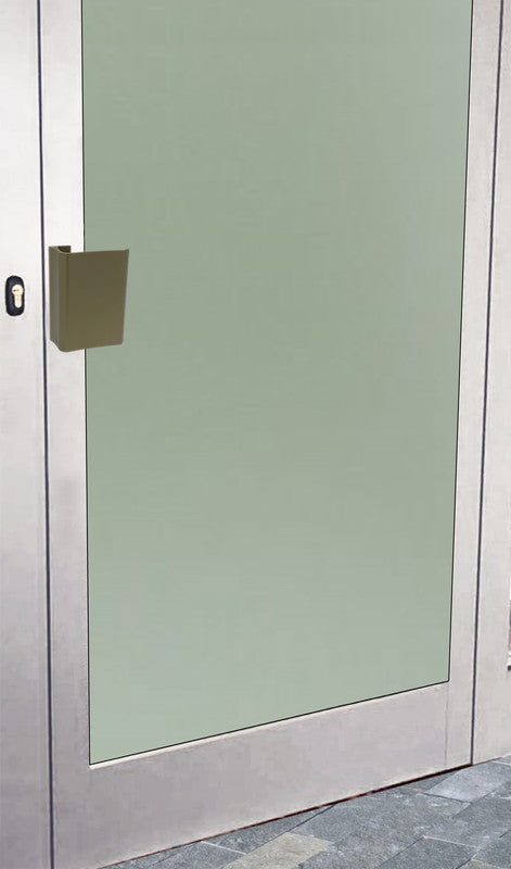 Maniglia tirante per porta  SAGUATTI 316/150G in alluminio bronzo satinato