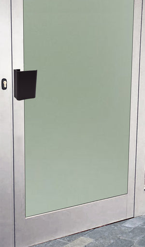 Maniglia tirante per porta  SAGUATTI 316/150I in alluminio marrone opaco