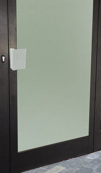 Maniglia tirante per porta  SAGUATTI 316/150K in alluminio bianco lucido