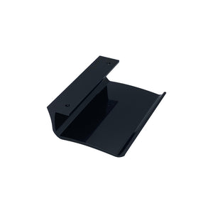 Maniglia tirante per porta  SAGUATTI 316/150Q in alluminio nero lucido