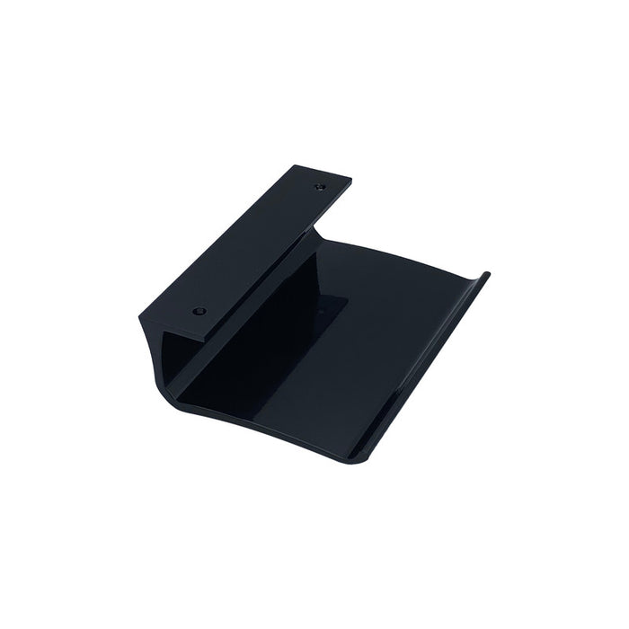 Maniglia tirante per porta  SAGUATTI 316/150Q in alluminio nero lucido