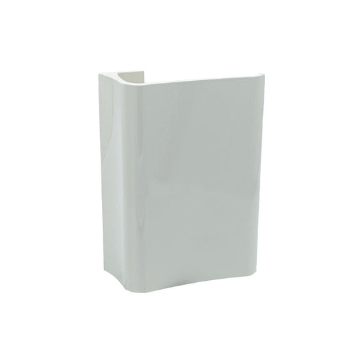 Maniglia tirante per porta  SAGUATTI 316/150K in alluminio bianco lucido