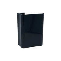 Maniglia tirante per porta  SAGUATTI 316/150Q in alluminio nero lucido