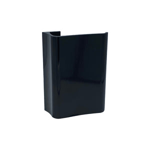 Maniglia tirante per porta  SAGUATTI 316/150Q in alluminio nero lucido