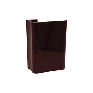 Maniglia tirante per porta  SAGUATTI 316/150U in alluminio marrone lucido