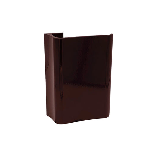 Maniglia tirante per porta  SAGUATTI 316/150U in alluminio marrone lucido