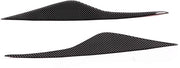 Accessori per fari - 2 pezzi - Decorazione estetica - Fibra di carbonio - Compatibile con Ford Mondeo Mk4 2007-2020 - Resistente allo shock - Fari anteriori
