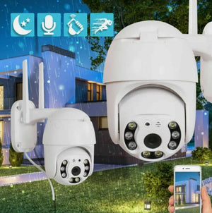 TELECAMERA ESTERNA ICSEE CAM PTZ WIFI CAMERA WIRELESS ESTERNO SMART SPEED ZOOM