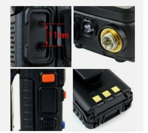 X2 BAOFENG UV-5R RICETRASMITTENTE VHF/UHF DUAL BAND RADIO 136-174 400-480 MHZ