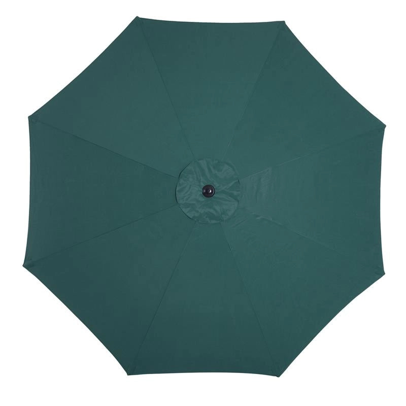 OMBRELLONE DA GIARDINO CON MANOVELLA E TESTA INCLINABILE 300 X 245 CM VERDE