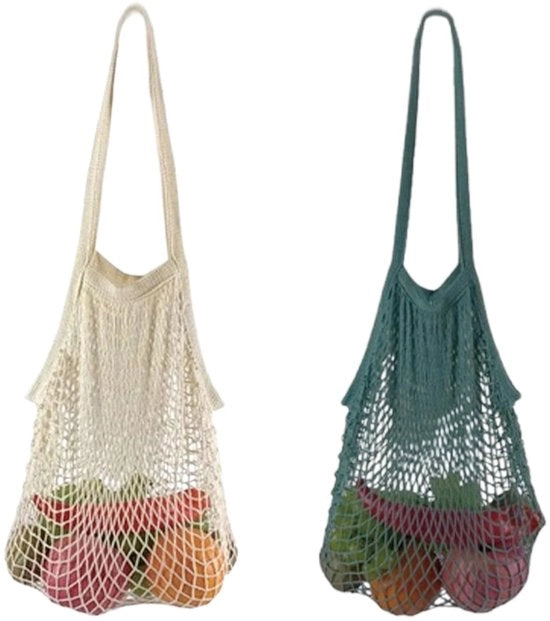 Tas in Tessuto Reutilizzabile - Sacchetto di Tessuto Opportuno - Ideale per Verdure e Frutta - Tas per la Spesa