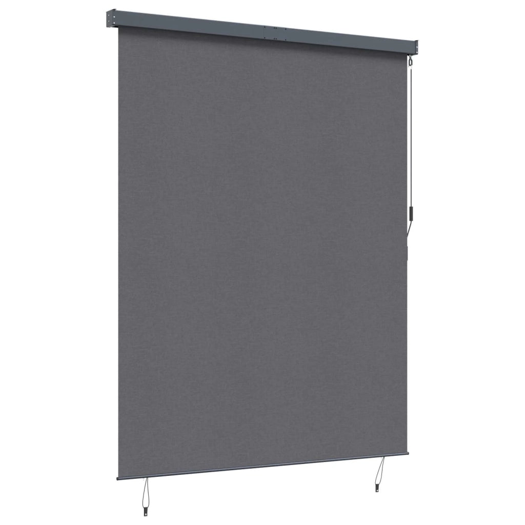 Tenda a rullo-Tenda avvolgibile Antracite 200 x 250 cm Tessuto e Alluminio