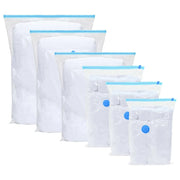 Sacchetti per Stoccaggio 15 pcs Trasparente e Blu 130 x 100 cm 42001455