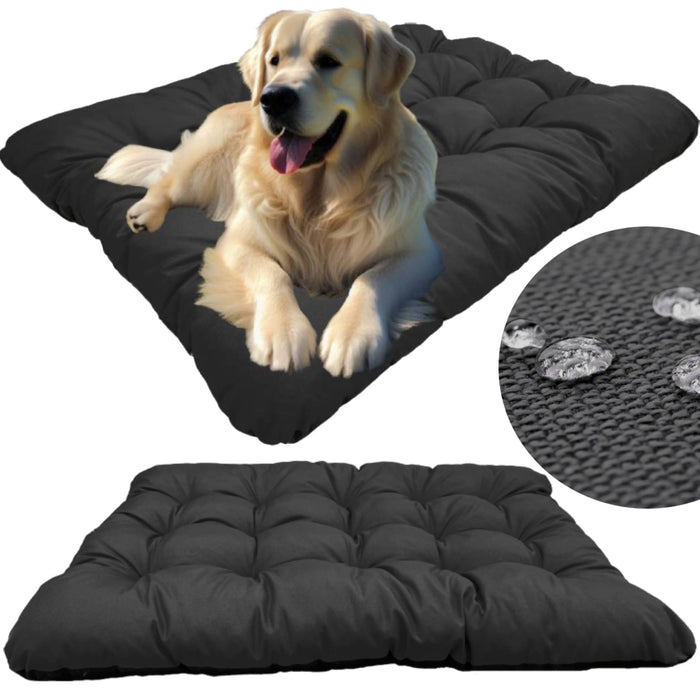 AIO FACTORY 100x70 cm PRESTIGE Cuccia per cani impermeabile personalizzabile nera