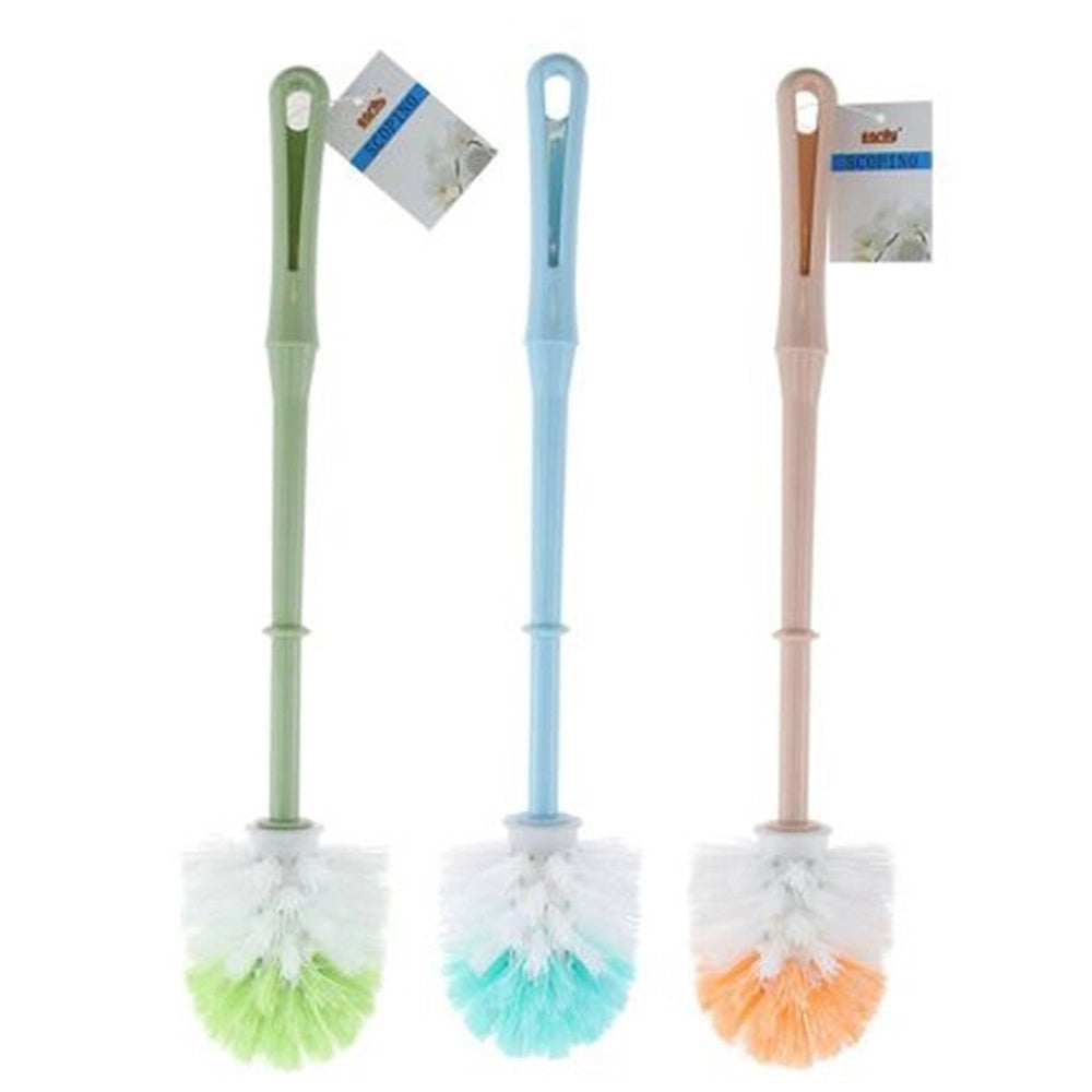 Trade Shop - Scopettino Scopino Ricambio Spazzolino Per Water Wc Bagno Colori Assortiti 87269 -