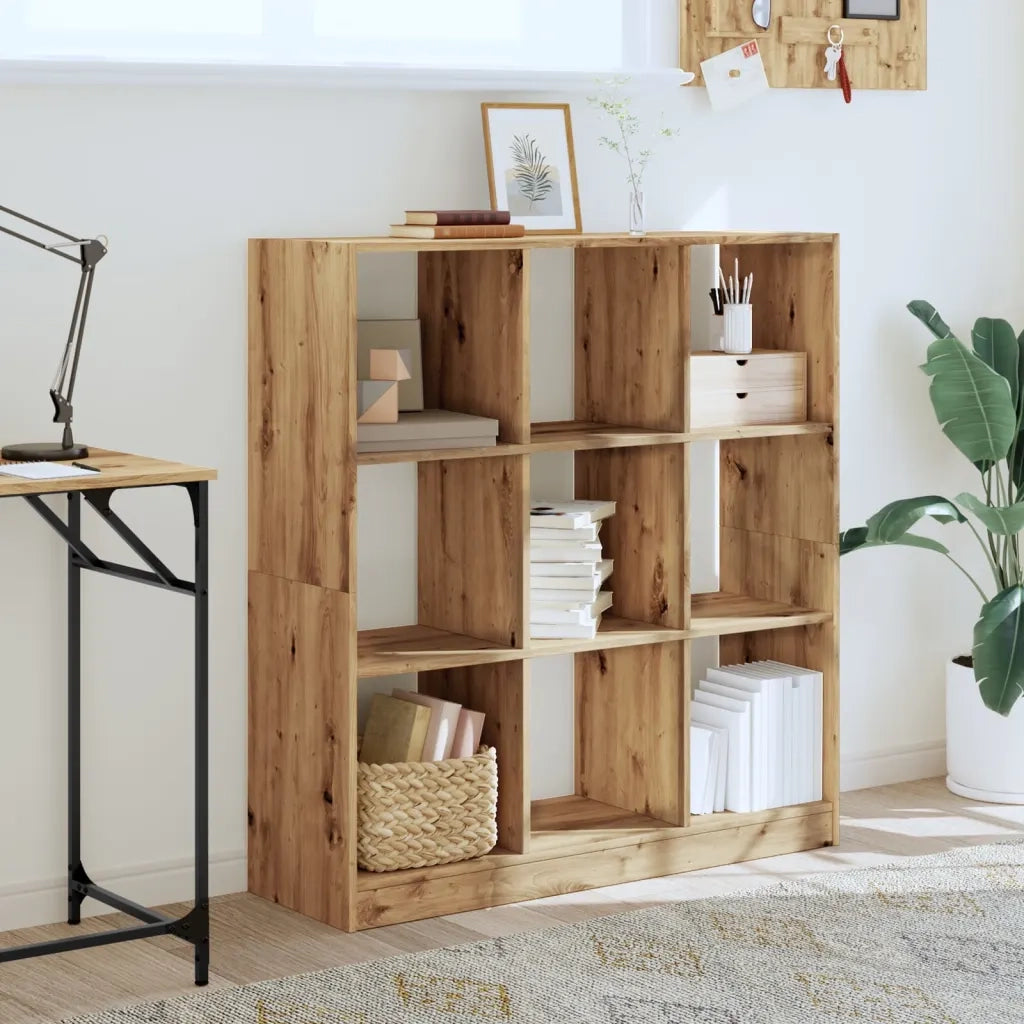 Libreria Rovere Artigianale 102x32x108 cm in Legno Multistrato 3307845