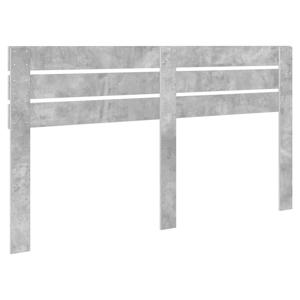 Testiera-Testata-Testiera Decorativa Grigio cemento 180 cm Legno multistrato 503945