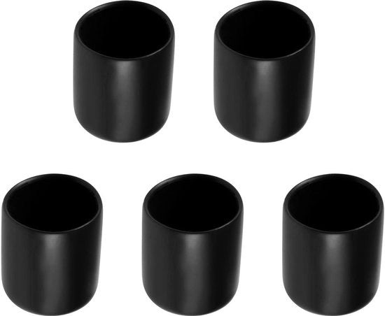 Protettore di alluminio per tubi - Protezione contro la corrosione - 21mm diametro interno - Antiscivolo - Con gomma per protezione contro l'acqua - Per estremità di tubi - Protezione contro la formazione di ruggine
