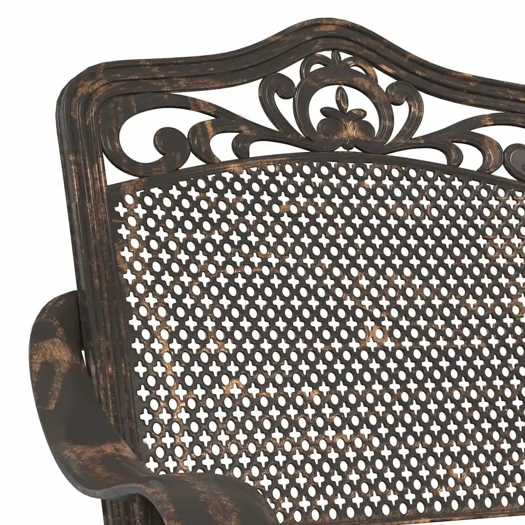 Set di Tavolo da Giardino 3 pcs Bronzo Alluminio pressofuso 3334740