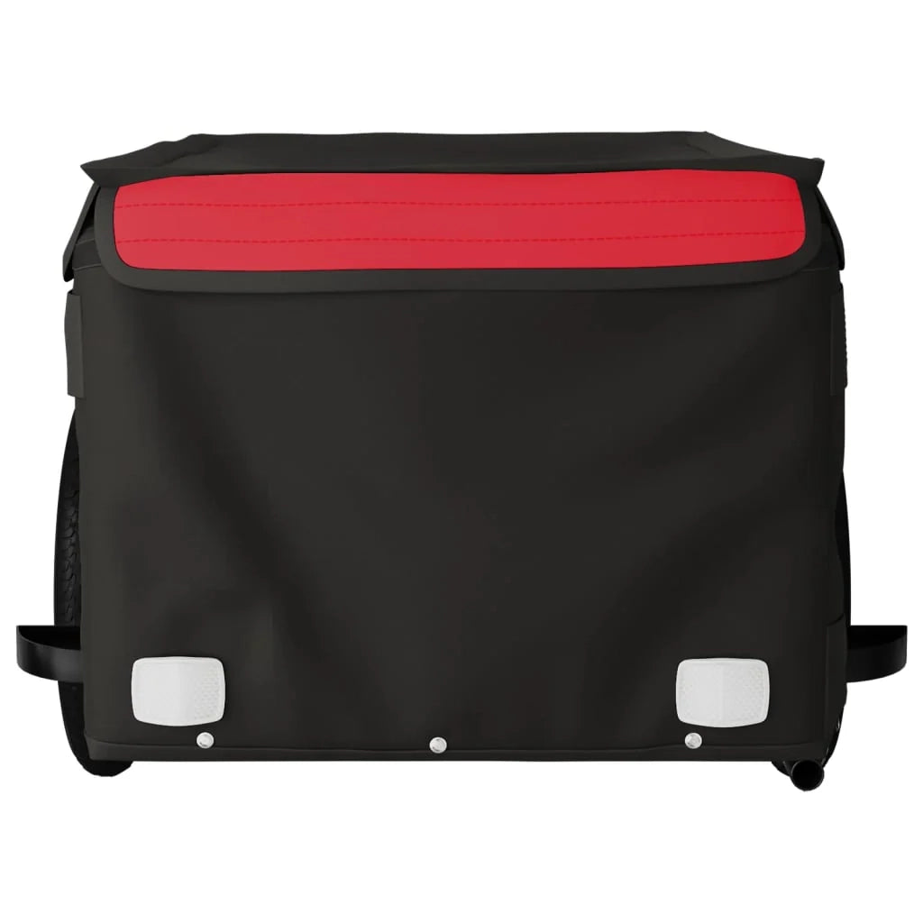 Rimorchio per trasporto biciclette in ferro rosso 30 kg 02_0044170