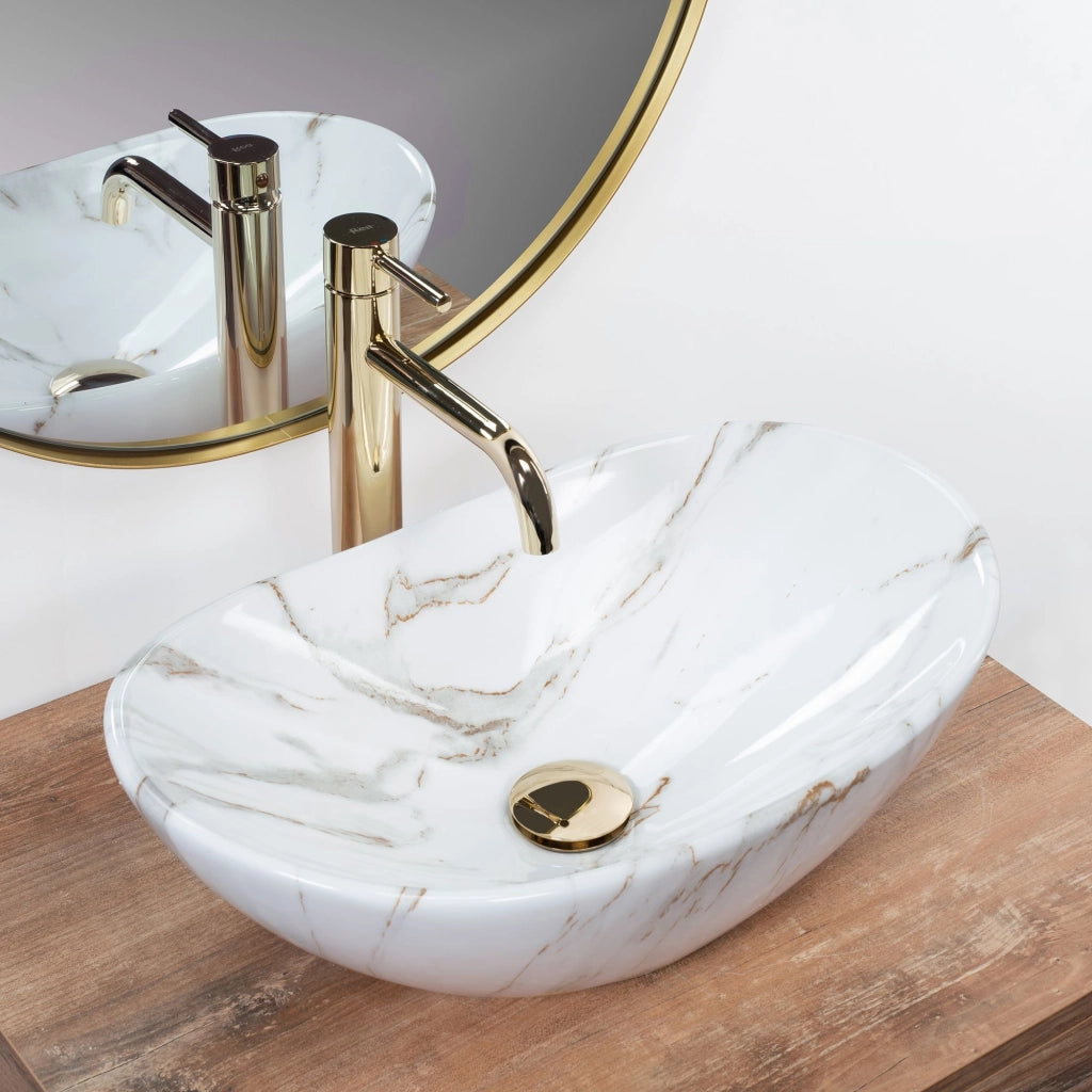 Lavabo Da Appoggio Rea Royal Mini Aiax Shiny