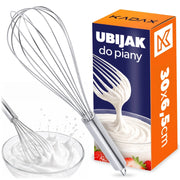 Frusta KADAX per uova, frusta in schiuma, frusta da cucina in acciaio, 30 cm