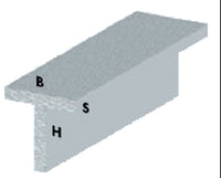 profilo argento h.100 cm t 20x20x1,5 mm cod:ferx.31649