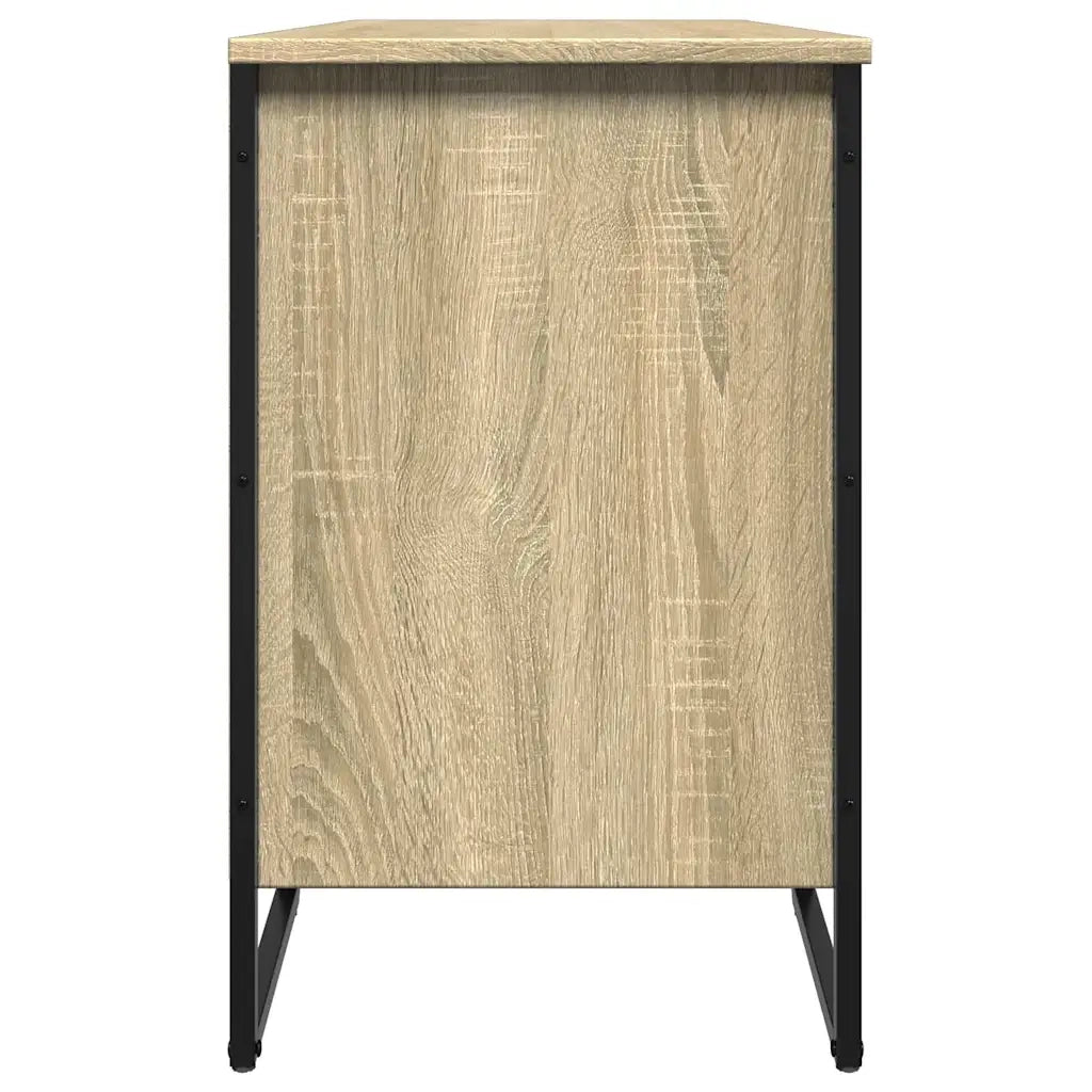 Scarpiera-Scaffale per scarpe Rovere Sonoma 90x38x61,5 cm in Truciolato