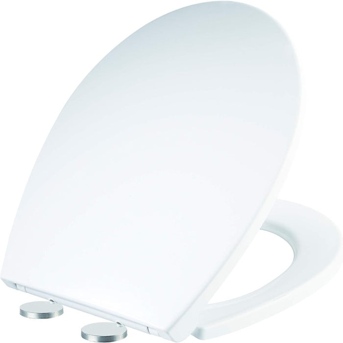 Ultra oval sedile wc morbido   chiusra rallentata bianco silenzi