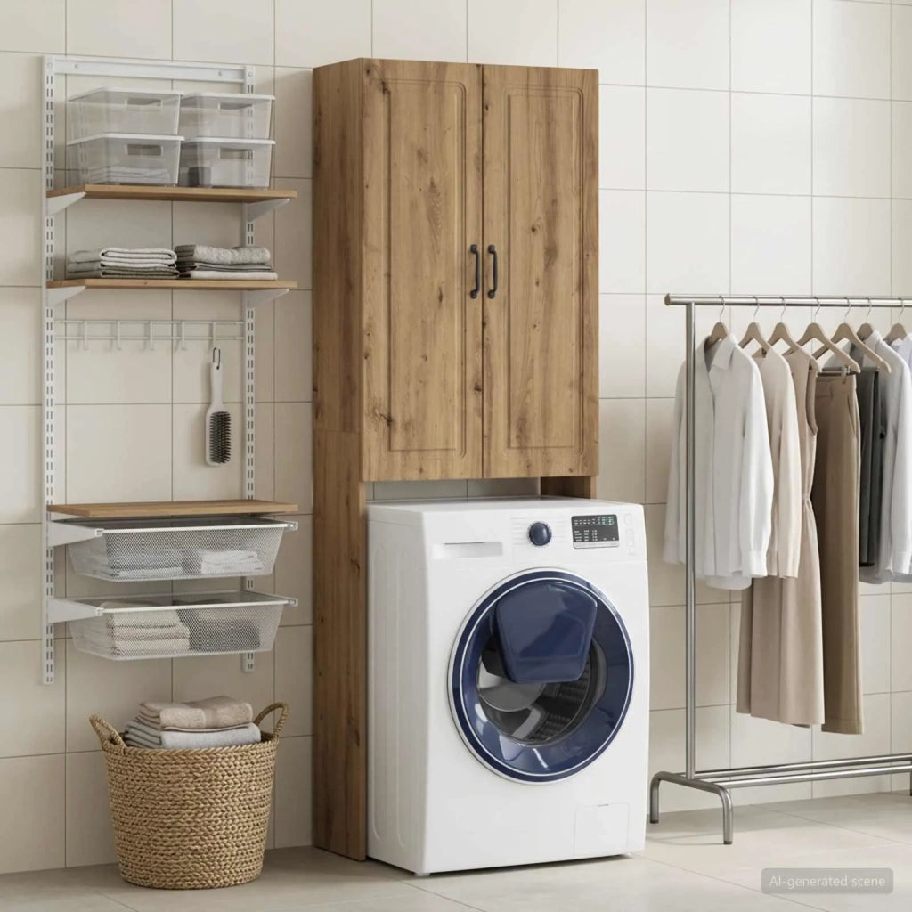 Mobile Bagno UTRECHT Rovere Artigianale 66 x 25,5 x 190 cm 897804