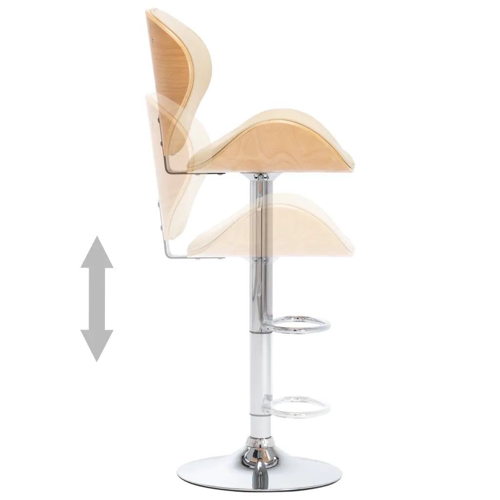 Sedia da Bar Crema in Similpelle 287411