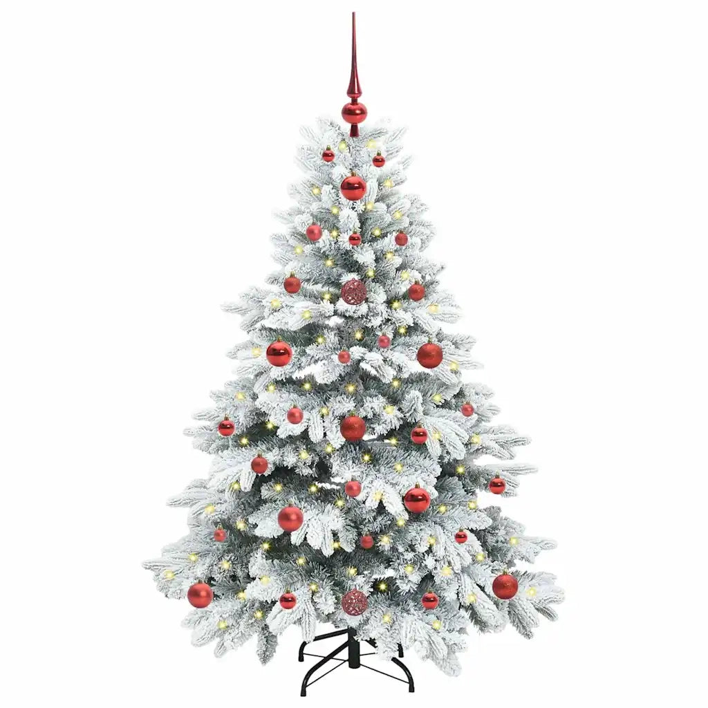 Albero di Natale artificiale con 150 LED Bianco 120 cm PE e PVC 3397588