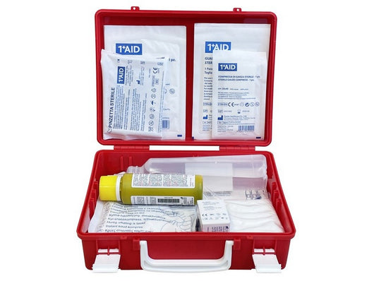 valigetta pronto soccorso in polipropilene cm. 25x9x19 h col. rosso - alleg.2 cod:ferx.vit49659