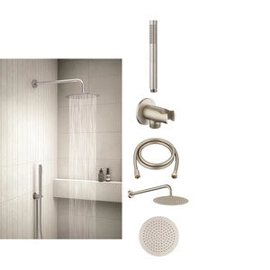GEDY SET DOCCIA D.25 SPAZZOLATO HIGH PRO PLUS 04- GEDY- 1,0 pz