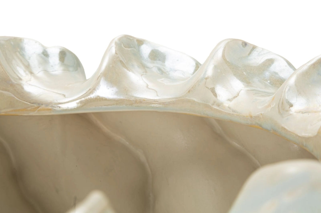 Cachepot Perly Ø43x16 cm in Ceramica Perla