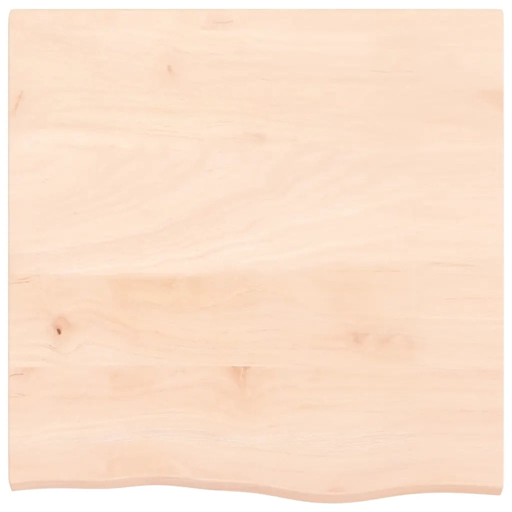 Ripiano a Parete 60x60x2 cm Legno Massello Rovere Non Trattato 363533