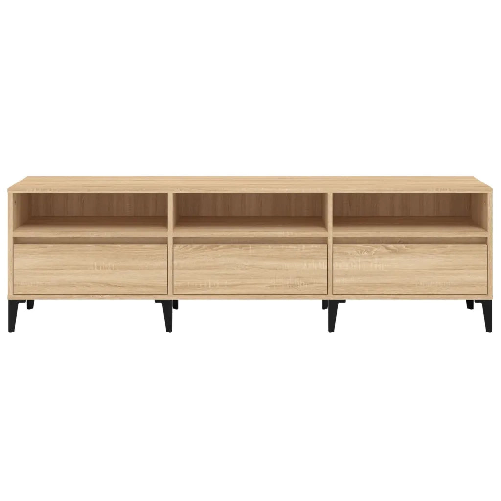 vidaXL Mobile Porta TV Rovere Sonoma 150x30x44,5 cm Legno Multistrato