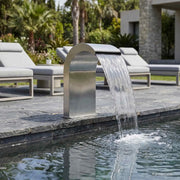 Cascata da Piscina con Luce LED Acciaio Inox 304 42040589
